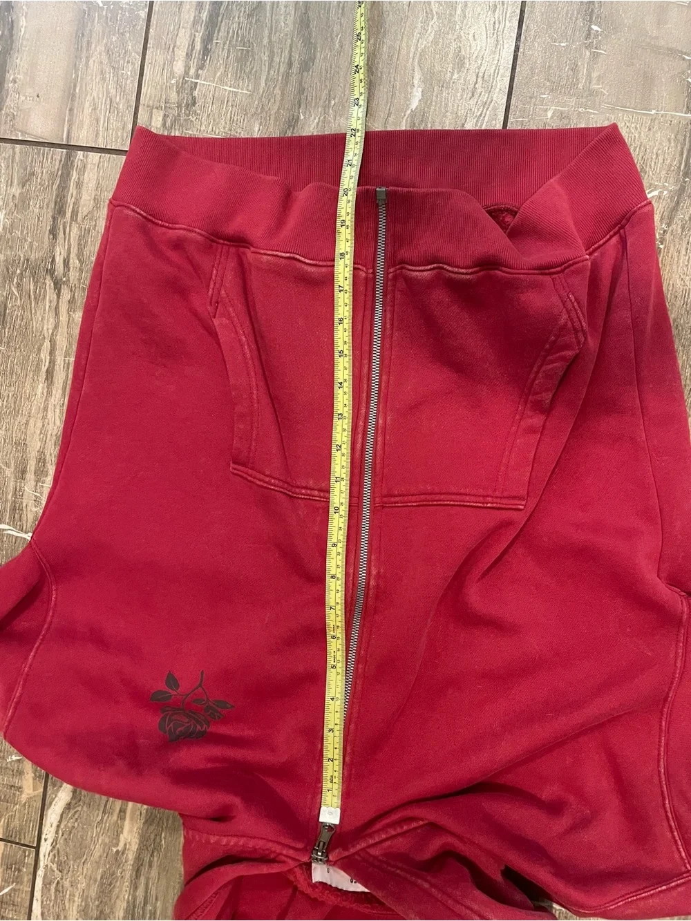 Hollister Red Cozy Boxy Hoodie